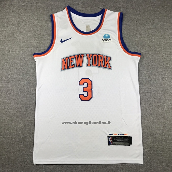 Maglia New York Knicks Josh Hart #3 Association Bianco